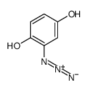 2-azidobenzene-1,4-diol Structure