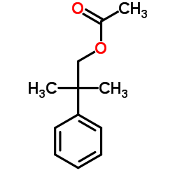 2-Methyl-2-phenylpropyl acetate结构式
