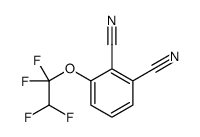 3-(1,1,2,2-tetrafluoroethoxy)benzene-1,2-dicarbonitrile结构式