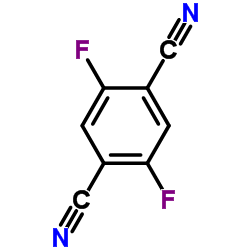 2,5-二氟对苯二甲腈结构式