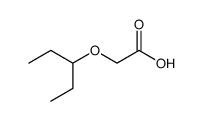 2-(pentan-3-yloxy)acetic acid Structure