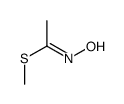 methyl N-hydroxyethanimidothioate Structure