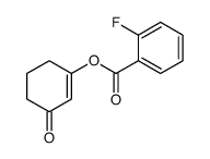 (3-oxocyclohexen-1-yl) 2-fluorobenzoate结构式