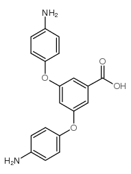 3,5-二(4-氨基苯氧基)苯甲酸结构式