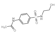 N-(4-[[(2-羟基乙基)氨基]磺酰基]苯基)乙酰胺结构式