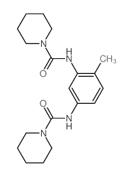 1-Piperidinecarboxamide,N,N'-(4-methyl-1,3-phenylene)bis-结构式
