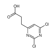 2,6-二氯-4-嘧啶丙酸结构式