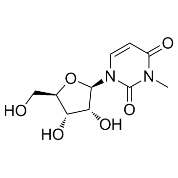 3-Methyluridine Structure