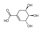 (-)-4-epi-Shikimic acid Structure