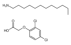 dodecylammonium (o,p-dichlorophenoxy)acetate Structure