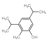 2-methyl-3,5-dipropan-2-yl-phenol结构式