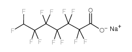 2,2,3,3,4,4,5,5,6,6,7,7-十二氟庚酸钠结构式