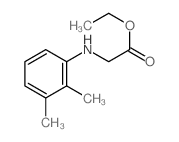 Glycine,N-(2,3-dimethylphenyl)-, ethyl ester结构式
