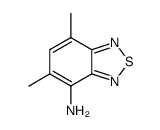 7-amino-4,6-dimethyl-2,1,3-benzothiadiazole Structure
