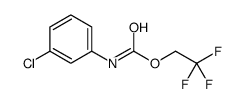 2,2,2-三氟-3-氯苯基氨基甲酸乙酯结构式