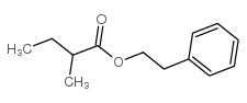 2-甲基丁酸苯乙酯结构式