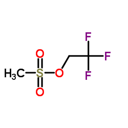 甲磺酸2,2,2-三氟乙酯结构式