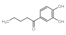 1-(3,4-二羟基苯基)-1-戊酮结构式