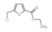 5-氯甲基-2-呋喃甲酸乙酯结构式