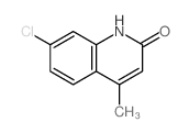 2(1H)-Quinolinone,7-chloro-4-methyl- Structure