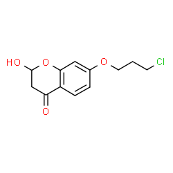 7-(3-氯丙氧基)-2-羟基色烷-4-酮结构式