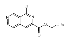 1-氯-2,7-萘啶-3-羧酸乙酯结构式