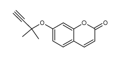 7-((2-methylbut-3-yn-2-yl)oxy)-2H-chromen-2-one Structure
