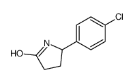 5-(4-氯苯基)吡咯烷-2-酮结构式