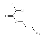Acetic acid,2,2-dichloro-, butyl ester结构式
