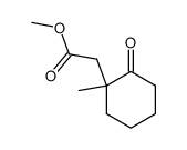 1-methyl-2-oxocyclohexane-1-acetic acid methyl ester结构式