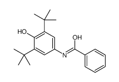 N-(3,5-ditert-butyl-4-hydroxyphenyl)benzamide结构式
