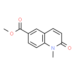 1-甲基-2-氧代-1,2-二氢喹啉-6-羧酸甲酯结构式