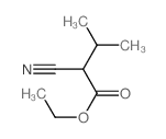 2-氰基-3-甲基丁酸乙酯结构式