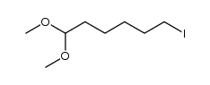 6-iodo-1,1-dimethoxy-hexane Structure