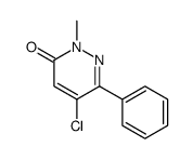 5-chloro-2-methyl-6-phenylpyridazin-3-one结构式