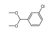 3-chlorobenzaldehyde dimethyl acetal Structure