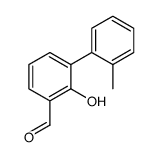 2-hydroxy-3-(2-methylphenyl)benzaldehyde Structure