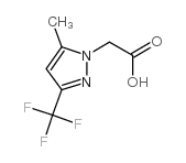 3-三氟甲基-5-甲基-1-吡唑乙酸结构式