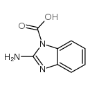 2-氨基-1H-苯并咪唑-1-羧酸结构式
