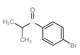 (R)-1-Bromo-4-(isopropylsulfinyl)benzene Structure