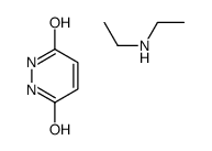 1,2-dihydropyridazine-3,6-dione, compound with diethylamine (1:1) Structure