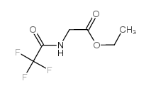 (2,2,2-三氟乙酰基氨基)-乙酸乙酯结构式