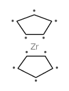 bis(cyclopentadienyl)zirconium dihydride structure