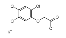 Potassium 2-(2,4,5-trichlorophenoxy)acetate Structure