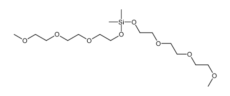 12,12-dimethyl-2,5,8,11,13,16,19,22-octaoxa-12-silatricosane structure