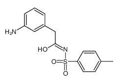 2-(3-aminophenyl)-N-(4-methylphenyl)sulfonylacetamide Structure