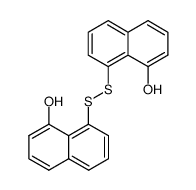 di(8-hydroxy-1-naphthyl)disulfide结构式