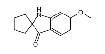 6'-methoxy-spiro(cyclopentane-1,2'-indolin)-3'-one结构式