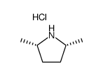 (2R,5S)-2,5-dimethyltetrahydro-1H-1-pyrrolylidium chloride Structure