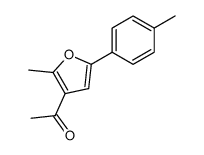 ETHANONE, 1-[2-METHYL-5-(4-METHYLPHENYL)-3-FURANYL]-结构式